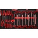 T-handle angle pin wrench and file set in foam insert, 28-piece - Tool assortment - 1