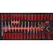 Screwdriver set in foam insert, 33 pieces 813.0033 - Screwdriver set in foam insert - 1