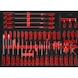 Screwdriver set in foam insert, 46 pieces - Screwdriver set in foam insert - 1