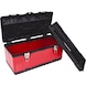 Plastic and sheet steel tool box, 582 x 298 x 255 mm - Tool boxes - 1