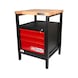 Workbench with 3 drawers, H840xW600xD600mm - Workbench - 1