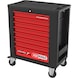 PERFORMANCEplus P15 BLACK/RED Workshop trolley with 8 drawers - PERFORMANCEplus workshop trolley - 1