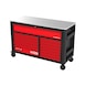 PERFORMANCEplus P45 BLACK/RED workshop trolley with 14 drawers - PERFORMANCEplus workshop trolley - 1