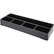 Plastic insert for storage, 4+1 compartments - Insert for workshop trolley - 1