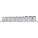 KS TOOLS 3/8 inch hex socket set, 11-piece 8-19 mm - Socket wrench (set) - 1