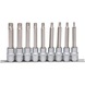 1/2 inch bit socket RIBE set, 9-piece, M5-M14 - Socket wrench (set) - 1