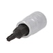 1/4 inch TX bit socket, T15 on hanger - 1/4 inch Torx bit socket - 1