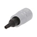 1/4 inch TX bit socket with front hole, TB15 on hanger - 1/4 inch Torx bit socket - 1
