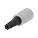 1/4 inch TX socket with end hole, TB30 on hanger - 1/4 inch Torx bit socket - 1