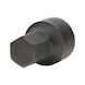 KS TOOLS 1/4 inch hex socket bit socket, 8 mm, extra short - 1/4 inch hex socket bit - 1