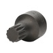 KS TOOLS 1/4 inch bit socket XZN, M8, extra short - 1/4 inch bit socket XZN - 1