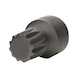 1/4 inch bit socket XZN, M10, extra short - 1/4 inch bit socket XZN - 1