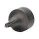1/4 inch TX bit socket, T10, extra short - 1/4 inch Torx bit socket - 1