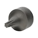 1/4 inch TXPlus socket bit, IP15, extra short - 1/4 inch TorxPlus bit socket - 1