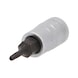 1/2 inch TX socket with end hole, TB20 - 1/2 inch Torx bit socket - 1