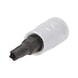 1/2 inch TX socket with end hole, TB45 - 1/2 inch Torx bit socket - 1