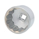 3/4 inch 12-point socket, short, 60 mm - 3/4 inch 12-point socket - 1
