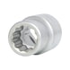 3/4 inch 12-point socket, short, 19 mm - 3/4 inch 12-point socket - 1