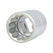 KS TOOLS 3/4 inch 12-point socket, short, 27 mm - 3/4 inch 12-point socket - 1