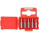 KS TOOLS 1/4 inch hexagon socket bit, 25 mm, ball head, 1/8 inch, pack of 5 - 1/4 inch hexagon socket bit, ball head - 1