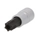 3/8 inch TX socket with front hole, TB55 on hanger - 3/8 inch Torx bit socket - 1