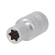1/4 inch TX E socket, E7 on hanger - 1/4 inch Torx E socket - 1