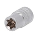 3/8 inch TX E socket, E12 on hanger - 3/8 inch Torx E socket - 1
