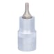 KS TOOLS Bit socket for RIBE screws, M5, length 55 mm - Bit socket for RIBE screws - 1