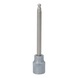 KS TOOLS 3/8 inch hex socket bit with ball head, long, 5 mm - 3/8 inch hex socket bit - 1