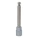 3/8 inch hex socket bit socket with ball head, long, 9 mm - 3/8 inch hex socket bit - 1