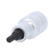 KS TOOLS 1/2 inch hex socket bit socket, short, 5 mm - 1/2 inch bit socket, hexagon socket - 1