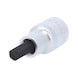 KS TOOLS 1/2 inch hex socket bit socket, short, 8 mm - 1/2 inch bit socket, hexagon socket - 1