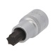 KS TOOLS 1/2 inch TX socket bit, short, T55 - 1/2 inch Torx bit socket - 1