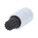 1/2 inch bit socket XZN, short, M16 - 1/2 inch bit socket XZN - 1