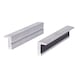 Aluminium vice jaws, textured, 140 mm
