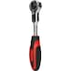 3/8 inch MODIFIX mini T-handle swivel head ratchet, 72 teeth, 0 degrees, 90 degrees - Drive unit (manually operated, socket wrench insert) - 1