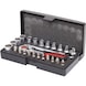 1/4 inch socket wrench set, 26-piece - Socket wrench (set) - 1