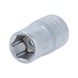 KS TOOLS 1/2 Zoll Sechskant-Stecknuss, 9/16 Zoll - 1/2 Zoll Sechskant-Stecknuss - 1