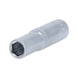 3/8 inch hex socket, long, 3/8 inch - 3/8 inch hex socket - 1