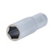 3/8 inch hex socket, long, 1/2 inch - 3/8 inch hex socket - 1