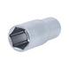 3/8 inch hex socket, long, 3/4 inch - 3/8 inch hex socket - 1