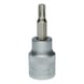 3/8 inch bit socket for RIBE screws, M5, length 48 mm - 3/8 inch bit socket for RIBE screws - 1
