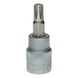 KS TOOLS 3/8 inch bit socket for RIBE screws, M7, length 48 mm - 3/8 inch bit socket for RIBE screws - 1