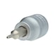 3/8 inch TX socket with end hole, TB8 - 3/8 inch Torx bit socket - 1