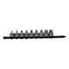 KS TOOLS 3/8 inch bit socket set, hexagon socket, short, 9-piece, 4-14 mm - Additional socket wrench insert (hexagonal) - 1