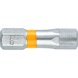 KS TOOLS 1/4 inch TORSIONpower hexagon socket bit, 25 mm, 6 mm - 1/4 inch TORSIONpower bit - 1