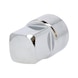 KS TOOLS 3/4 inch CHROMEplus enlargement adapter, 3/4 inch Fx1 inch M - 1/4 inch bit adapter - 1