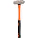 STAINLESS STEEL engineer's hammer with fibreglass handle, 680 g - STAINLESS STEEL locksmith's hammer - 1