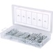 Assortment of spring pins, 1.8x33 - 3.9x75, 150 pieces - Cotter pin, spring pin (other) - 1