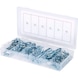 KS TOOLS Assortment of hook and eye screws, 151 pieces - Screw, nut (other) - 1